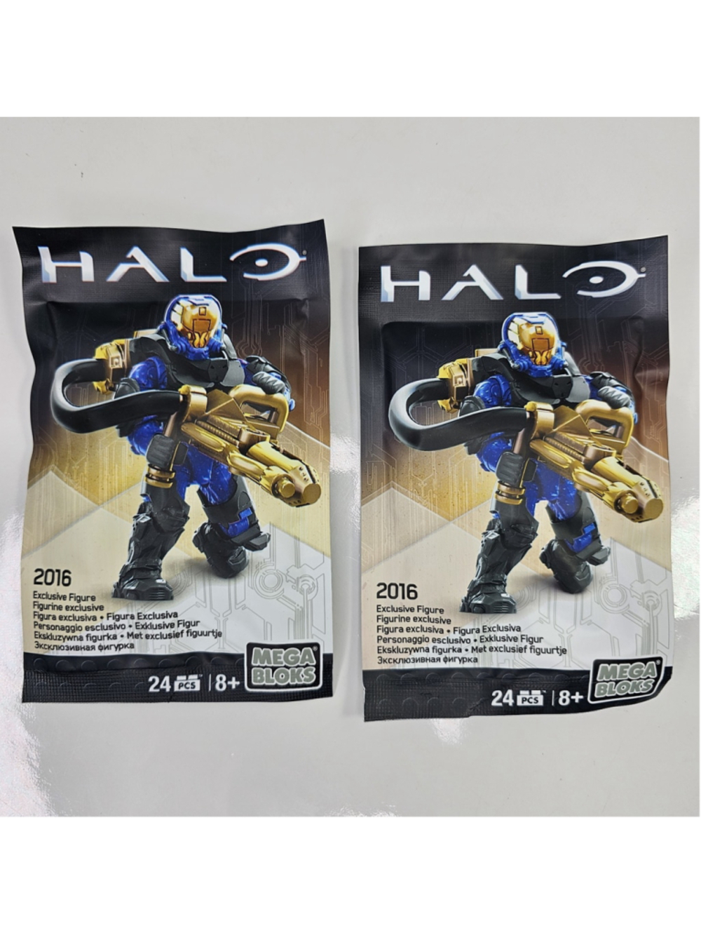 SEALED Halo Mega Bloks 2016 Exclusive Figure DPW97 Lot of 2, NEW